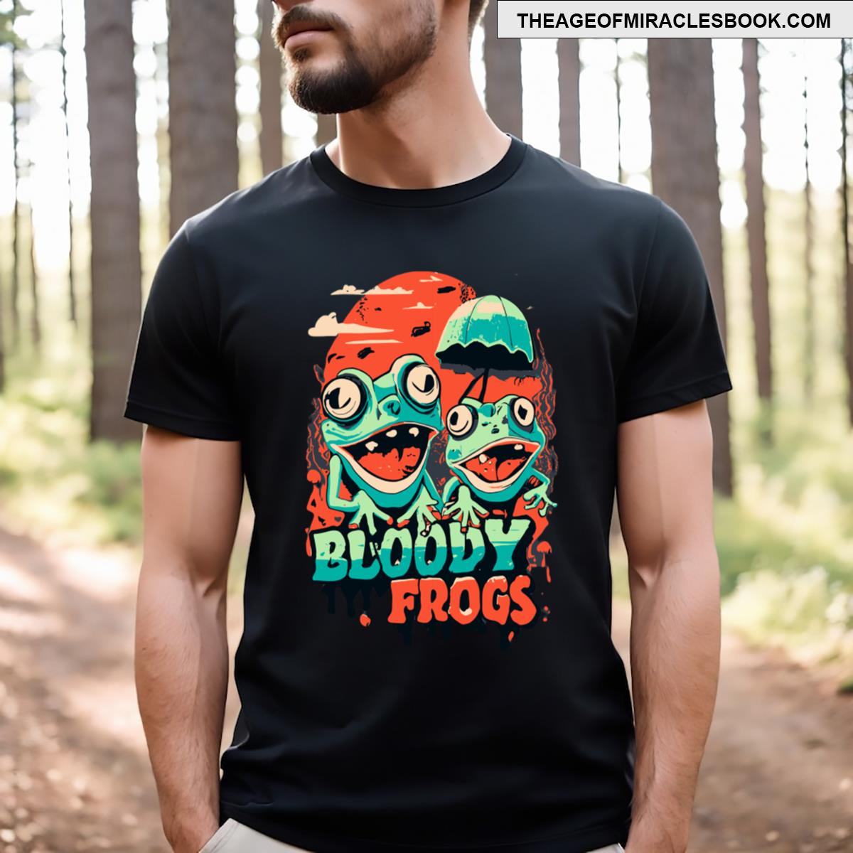 The Frogs’ Crimson Moon Dance T-shirt