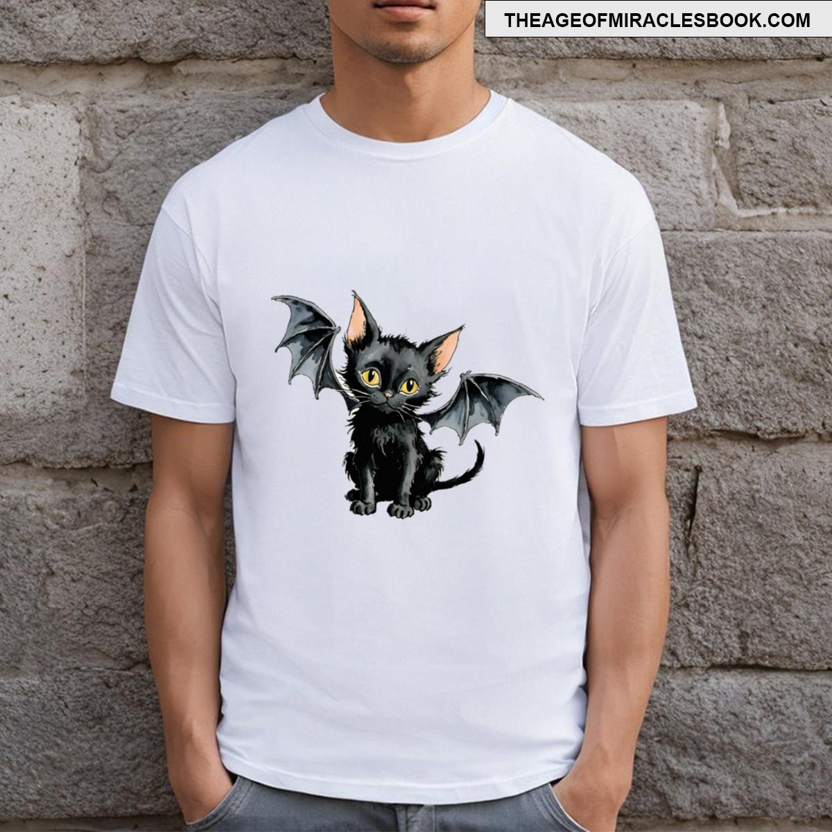 Beatie The Bat Kitty Green T-shirt