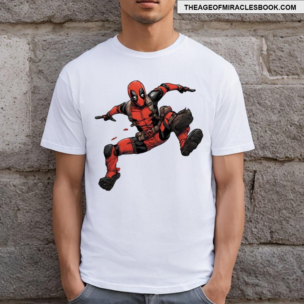 Deadpool Action Design T-shirt