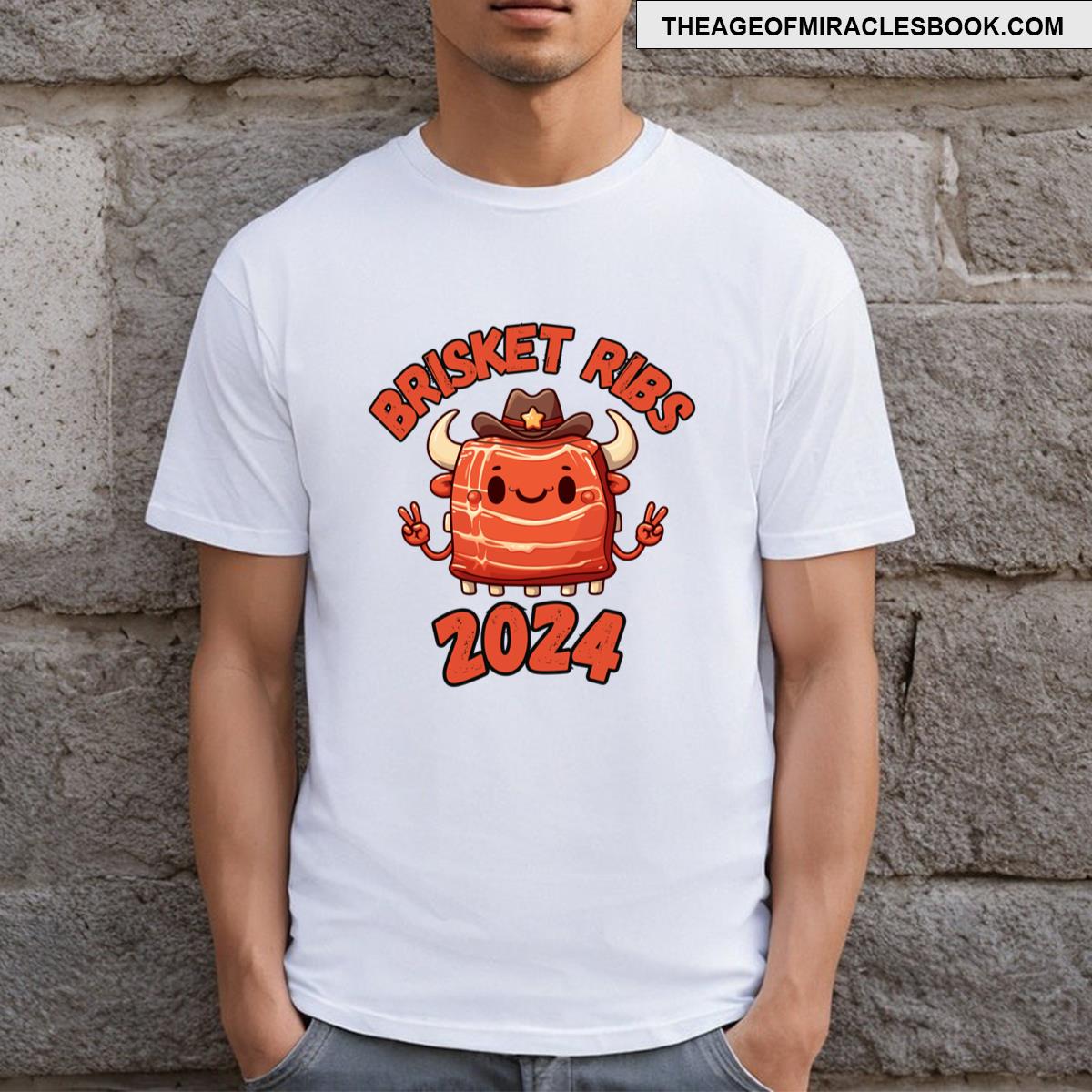 Funny Brisket Ribs 2024 T-shirt