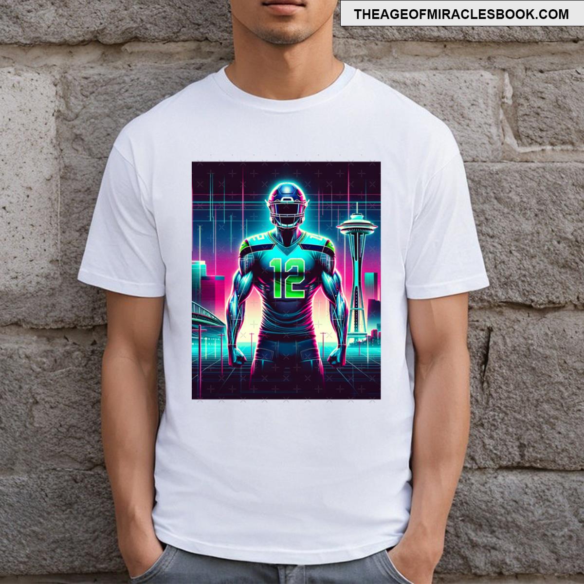 Synthwave Seattle T-shirt
