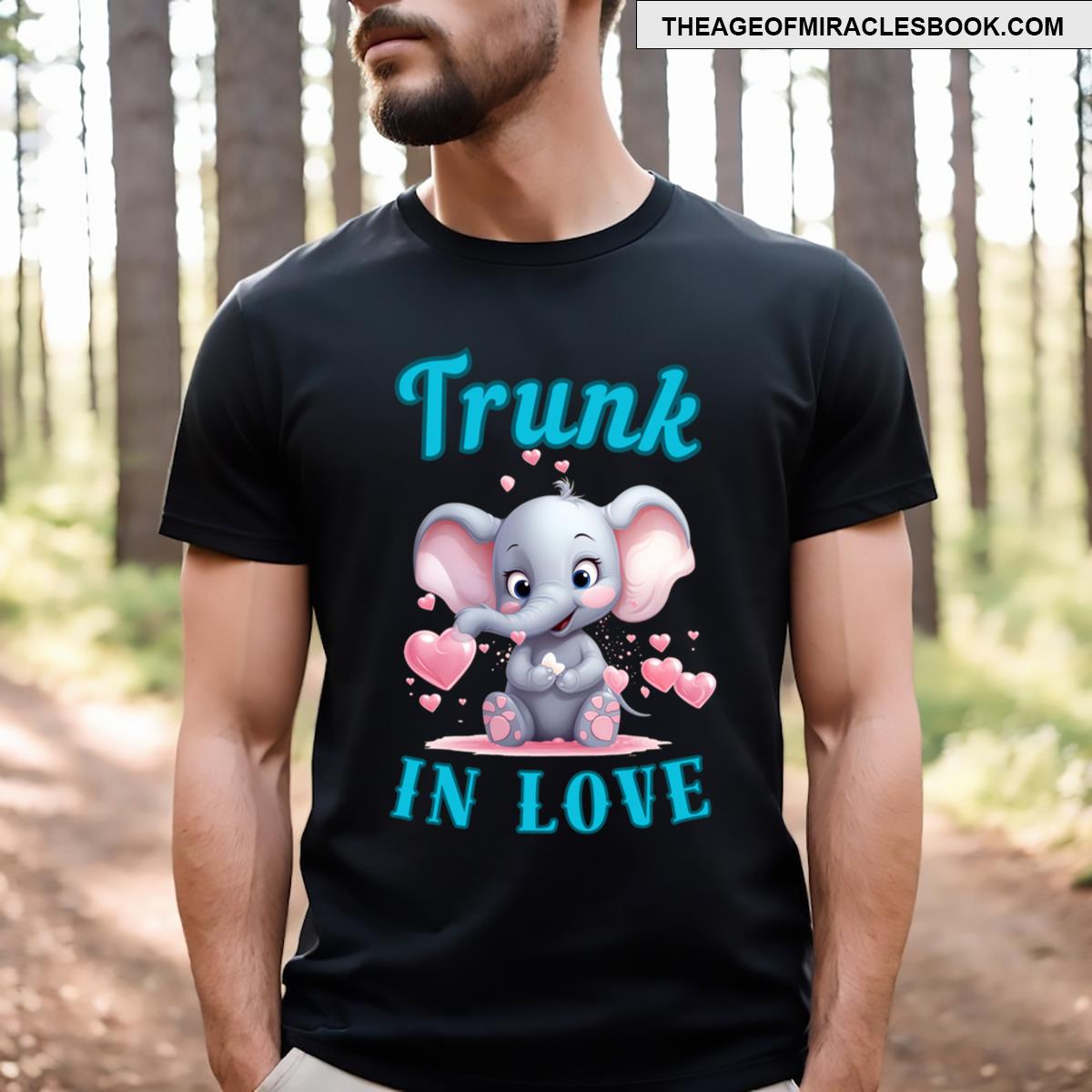 Trunk In Love Funny Elephant T-shirt