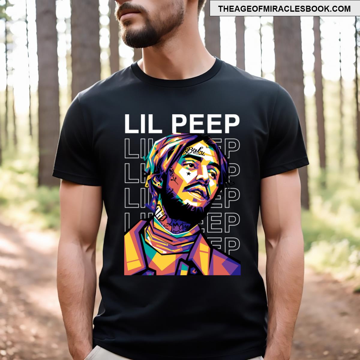 American Rapper Lil Peep Wpap T-shirt