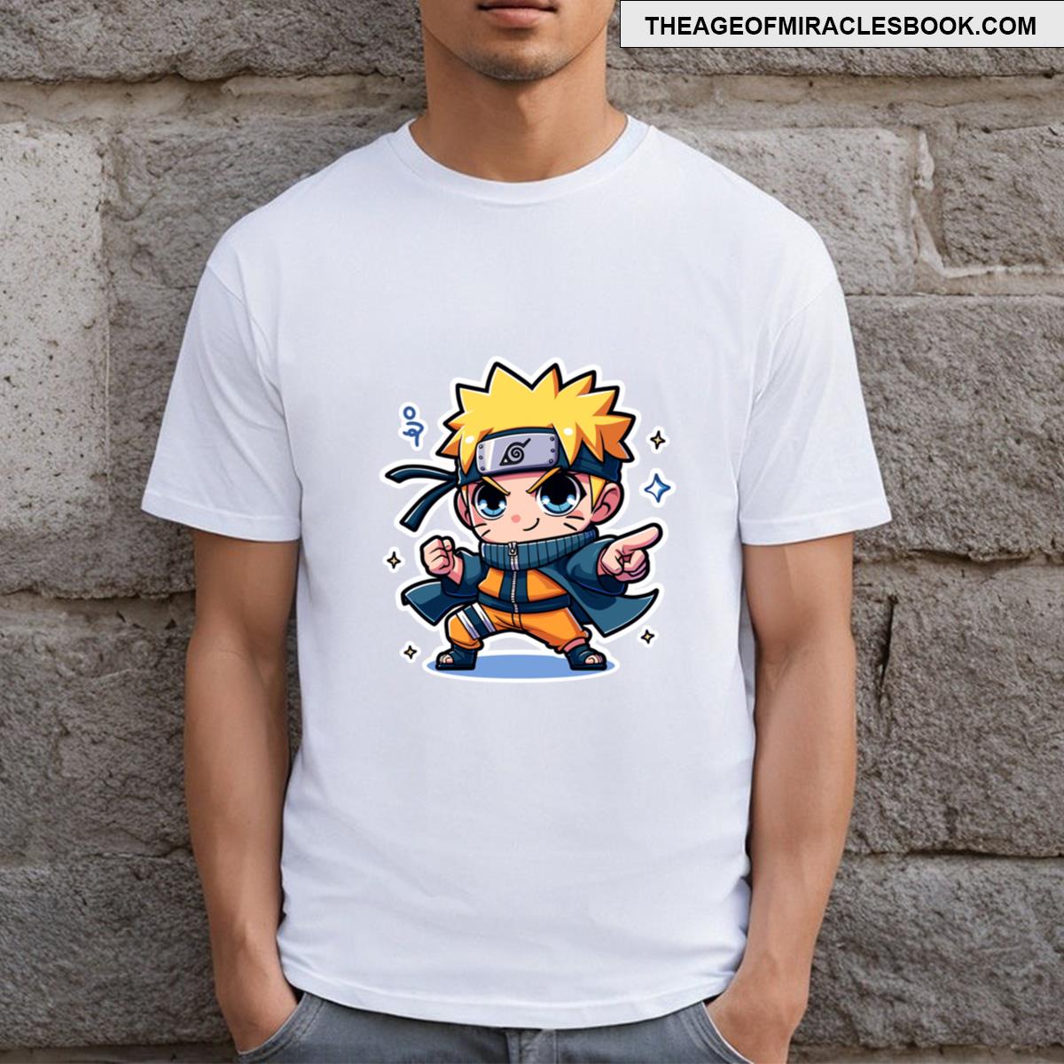 Chibi Euphoria Happy Confident Sticker T-shirt