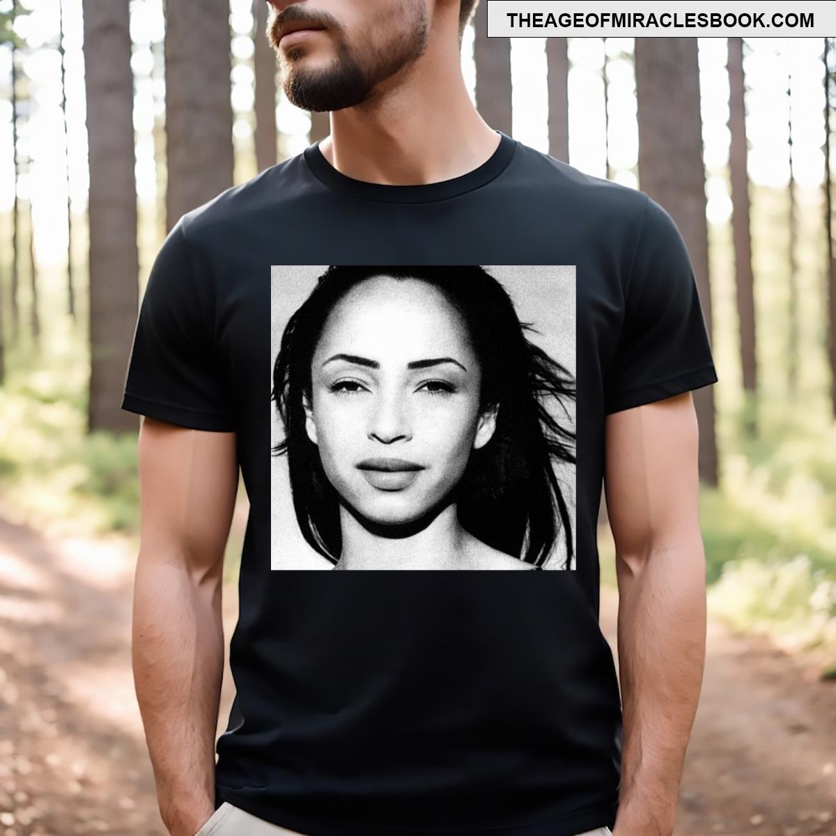 Sade Adu Vintage Drawing T-shirt