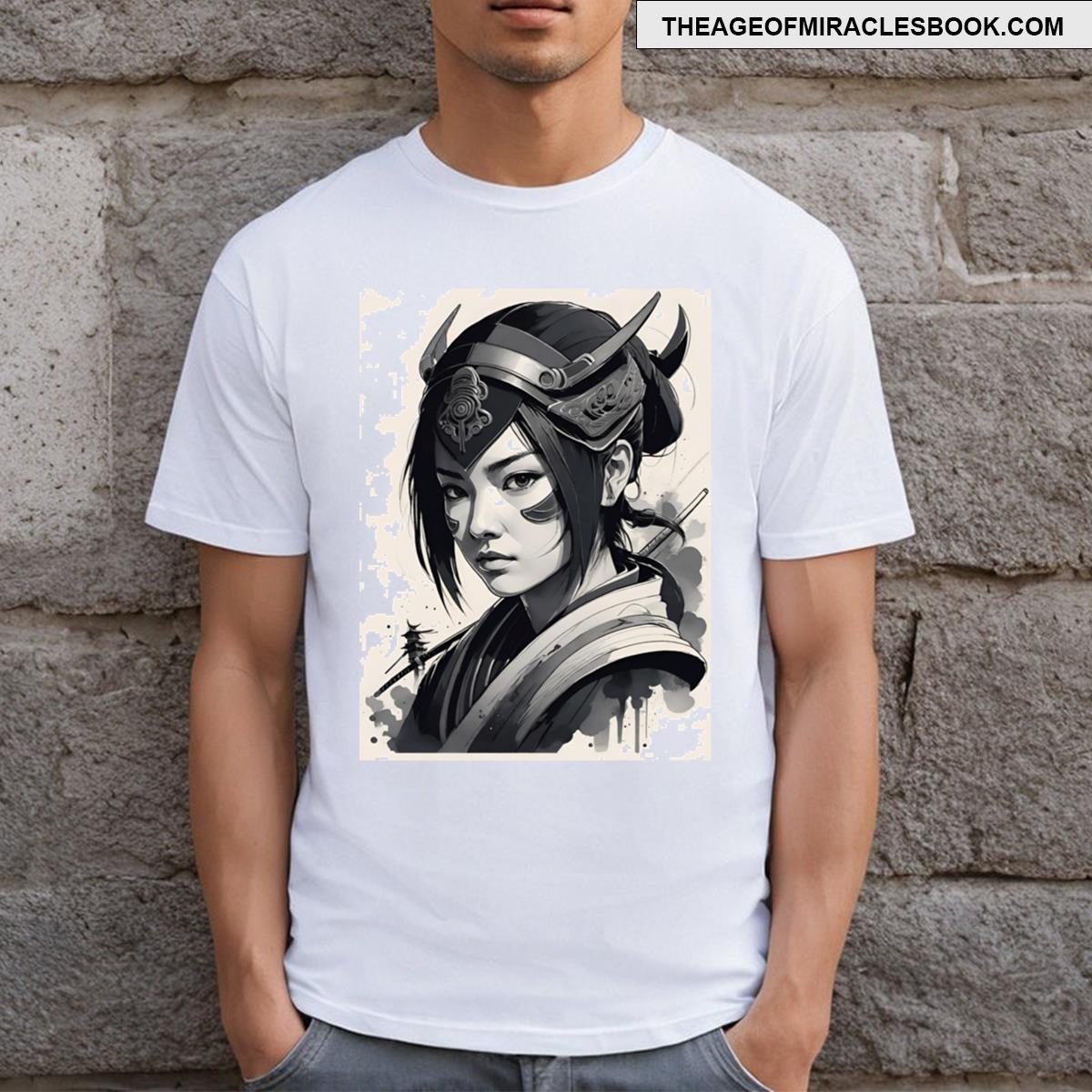 Samurai Woman Warrior T-shirt