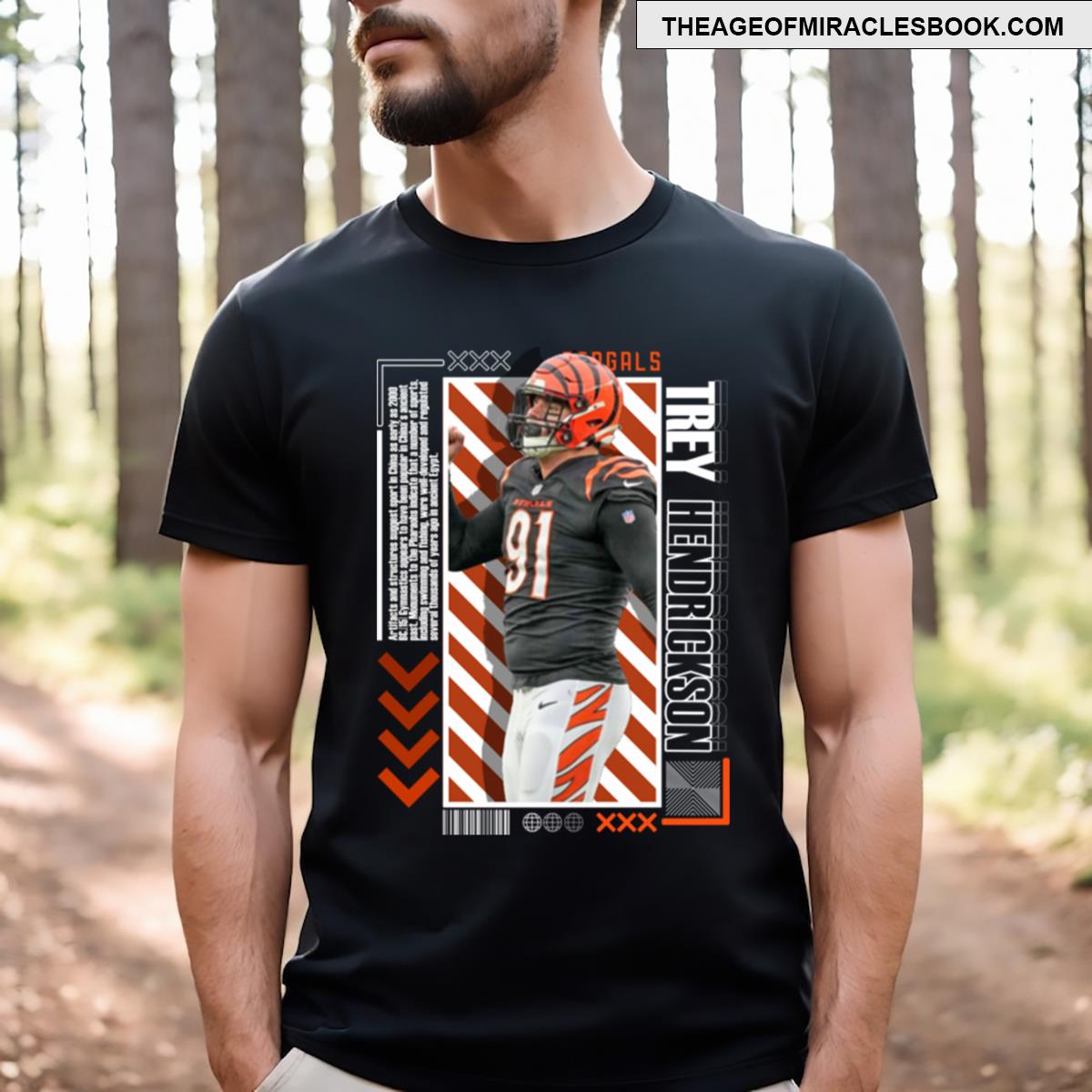 Trey Hendrickson Paper Poster Version 10 T-shirt