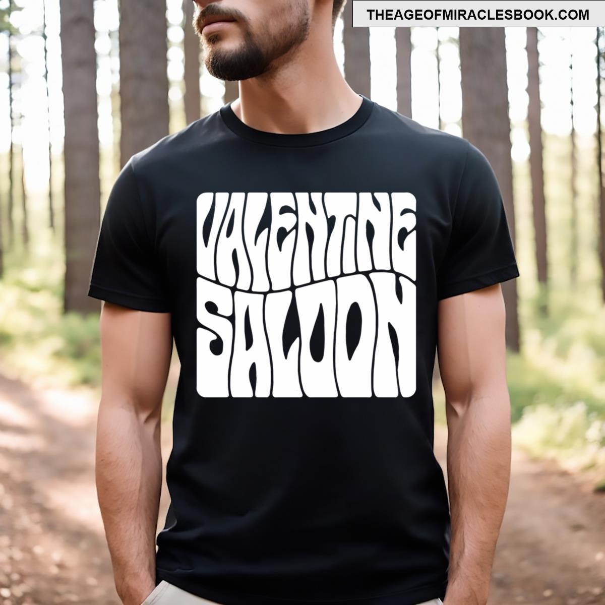 Valentine Saloon Trippy Essential T-shirt