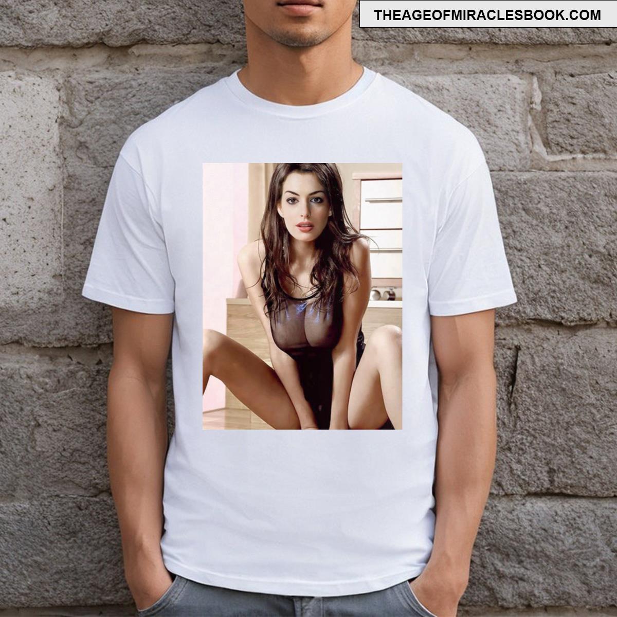 Anne Hathaway Sexy T-shirt