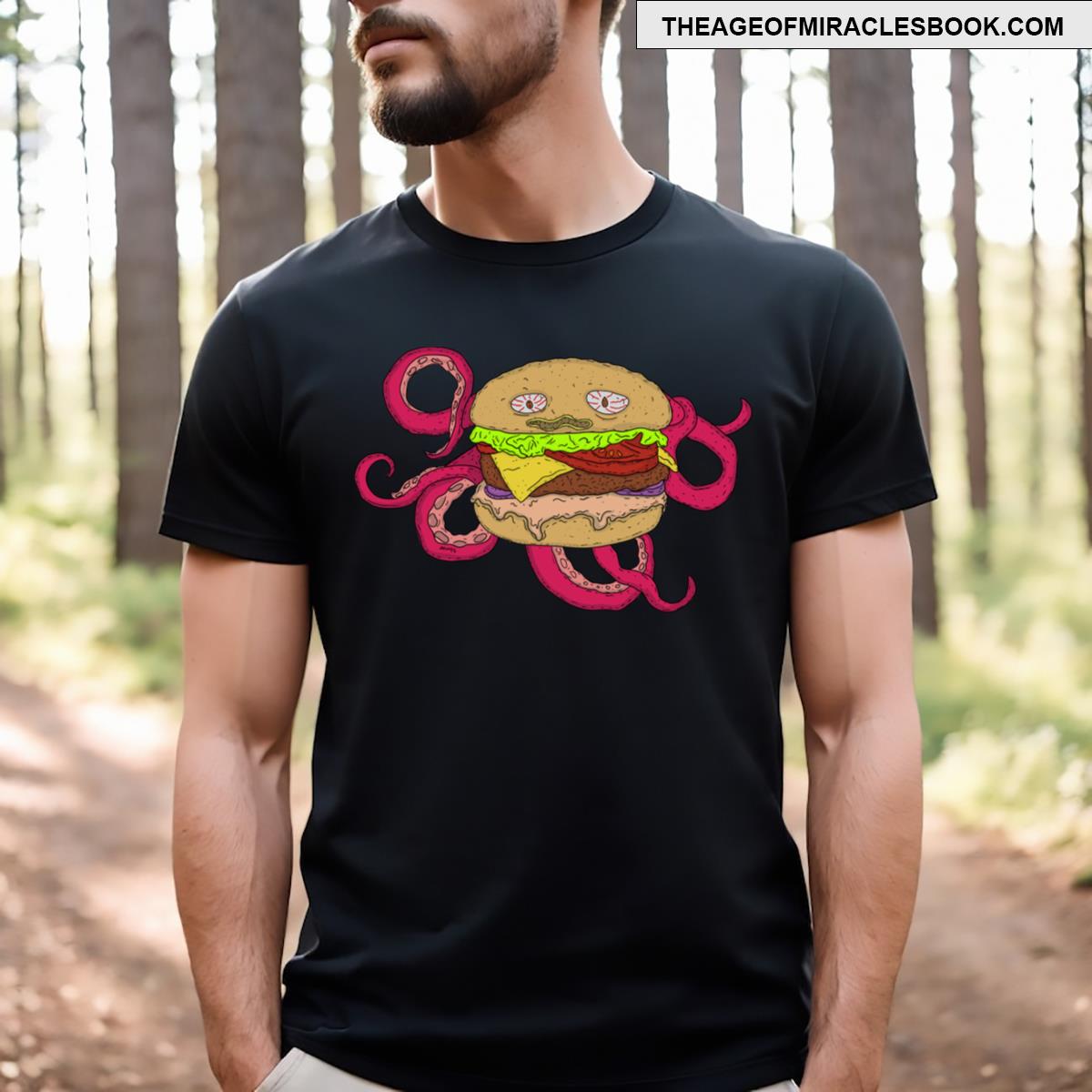 Monster Burger Octopus T-shirt