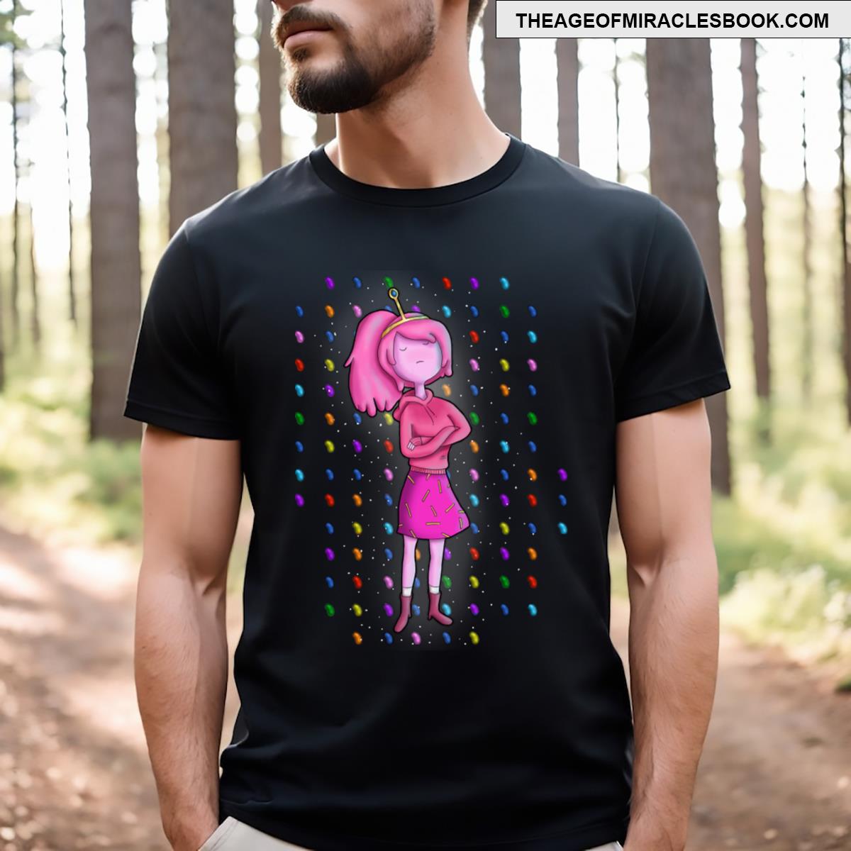 Princess Bubblegum Retro Design T-shirt