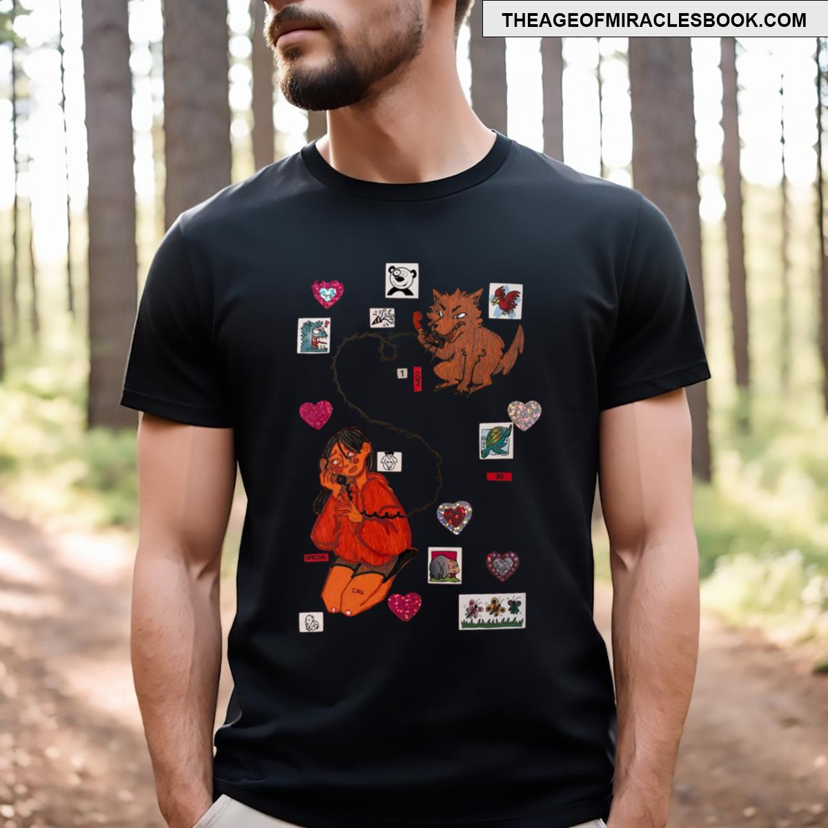 Dog Call Collage T-shirt