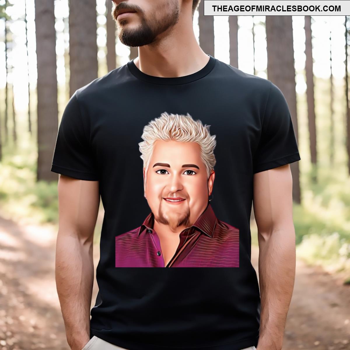 Guy Fieri Cartoon T-shirt