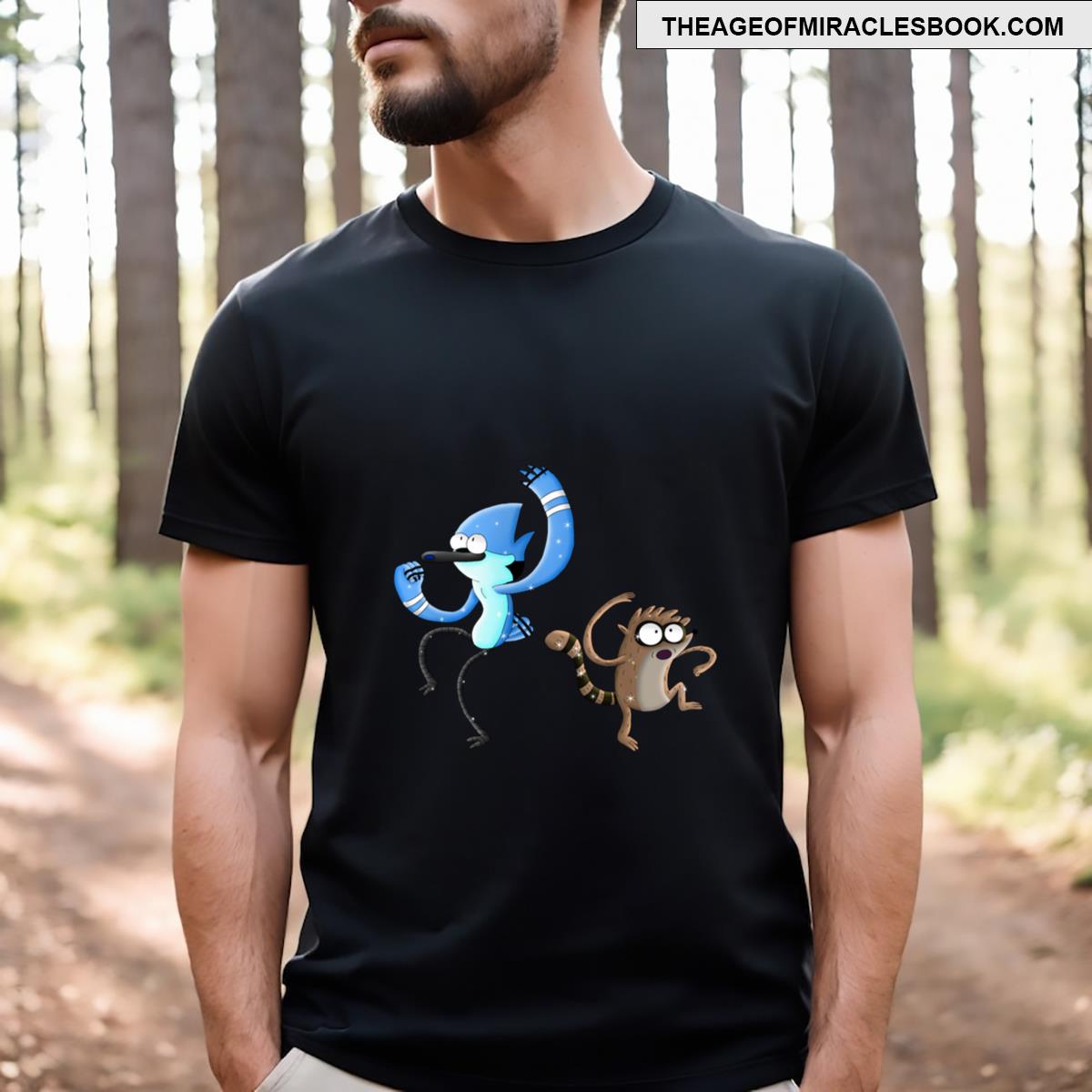 Mordecai And Rigby T-shirt