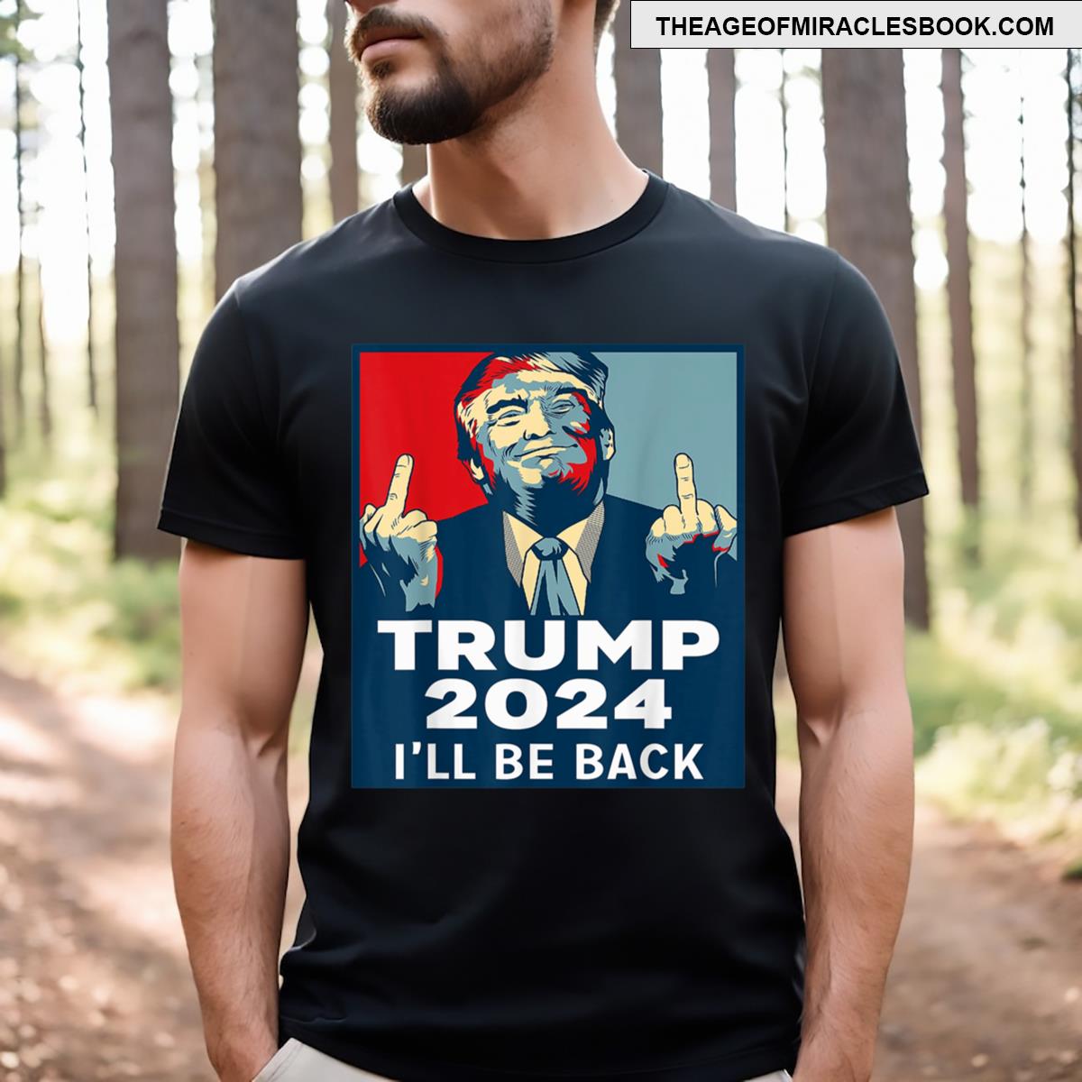 Trump 2024 I Will Be Back T-shirt