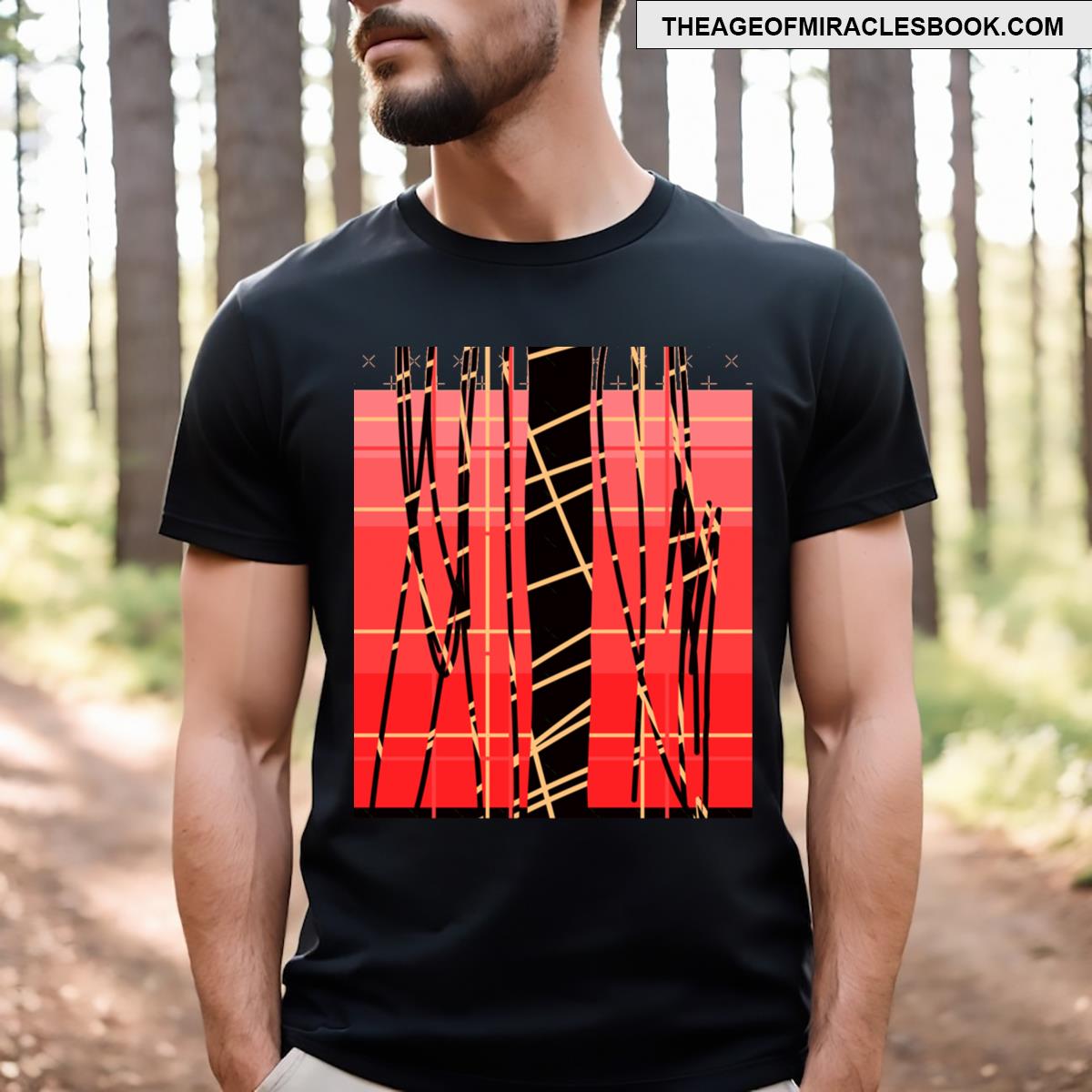 Abstract With Pink Tones T-shirt