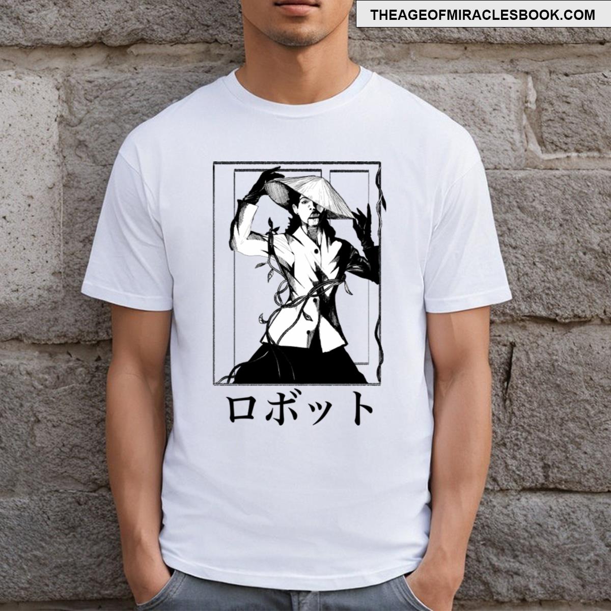 Flower Vine Girl Machine T-shirt