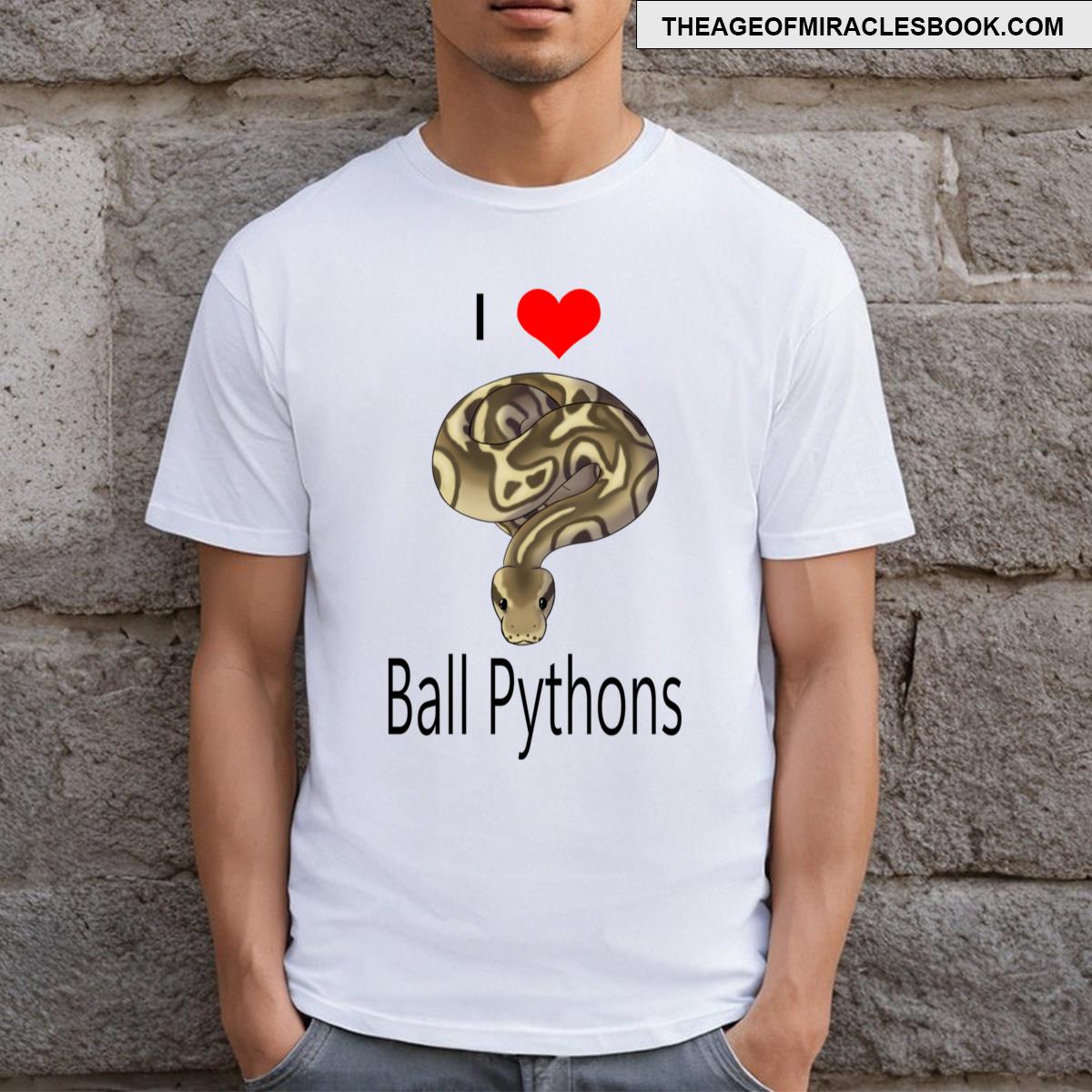 I Love Ball Pythons T-shirt