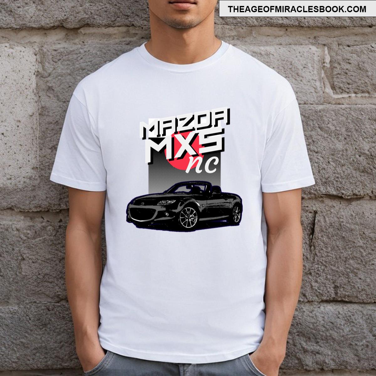 Mazda Miata Mx5 Mk3 Nc Black T-shirt