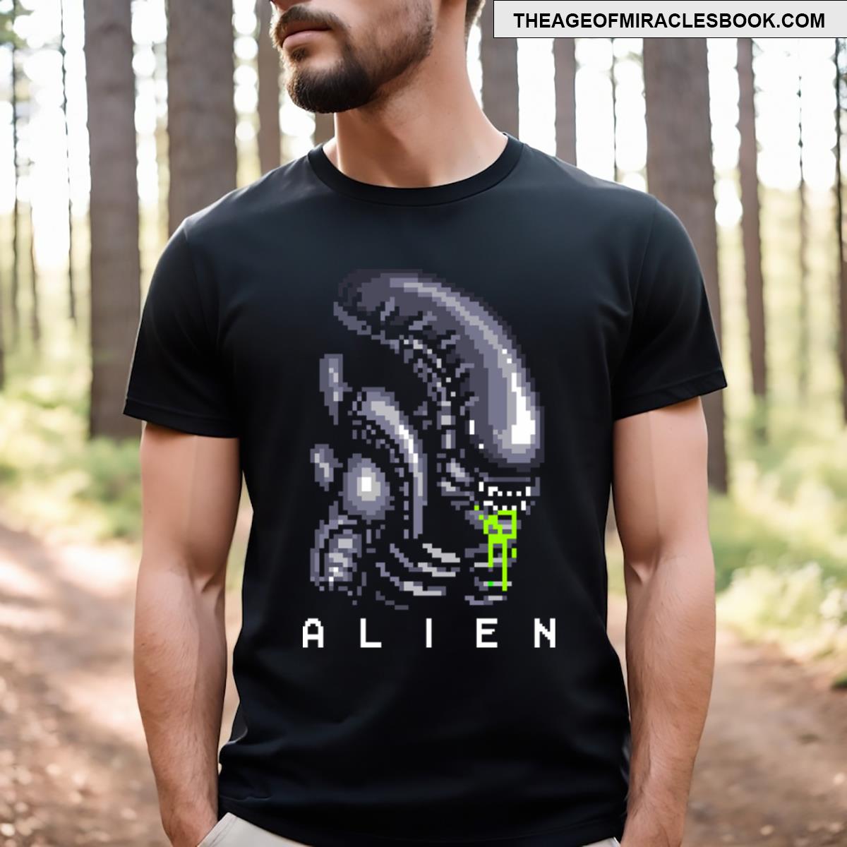 Alien Pixel Art T-shirt