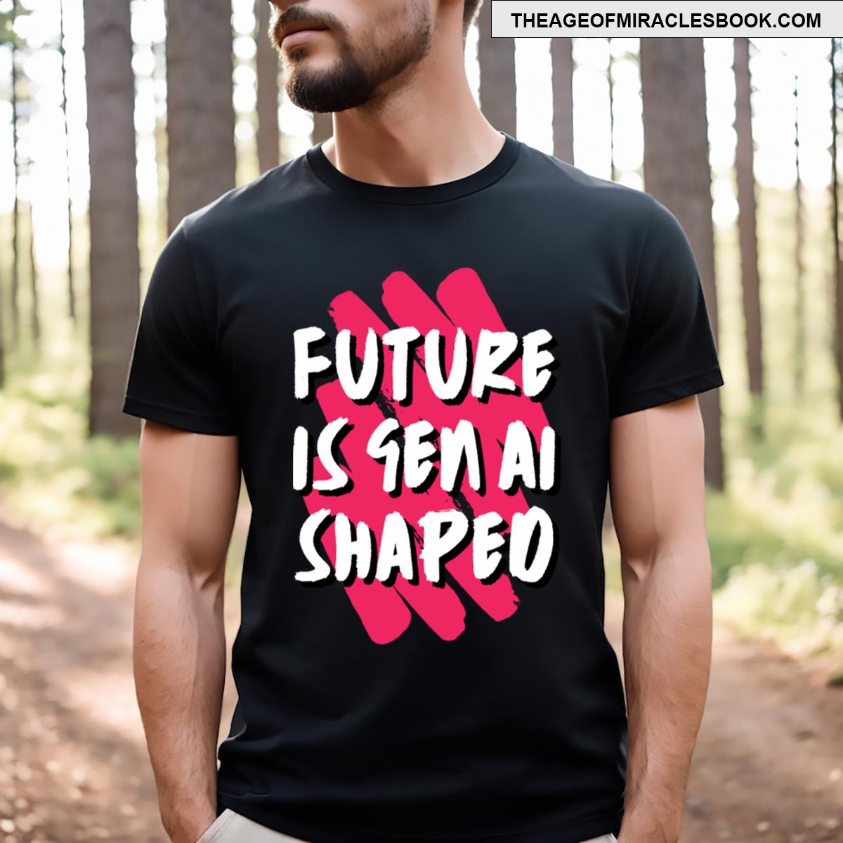 Future Is Gen Aishaped Artificial Intelligence T-shirt