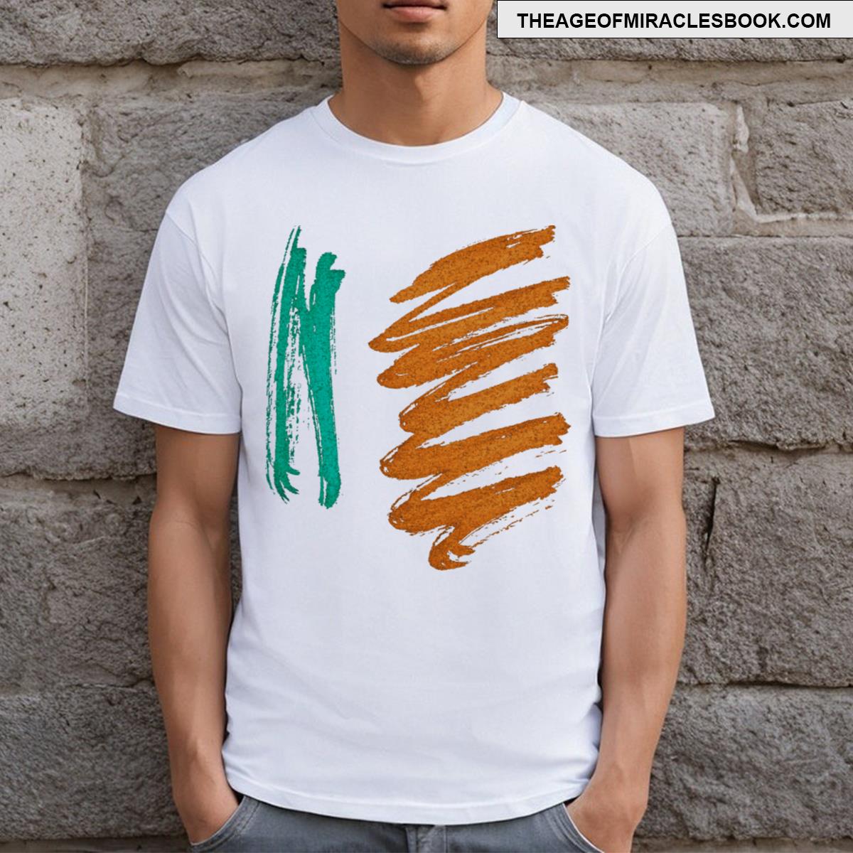 Minimal Color Abstract T-shirt