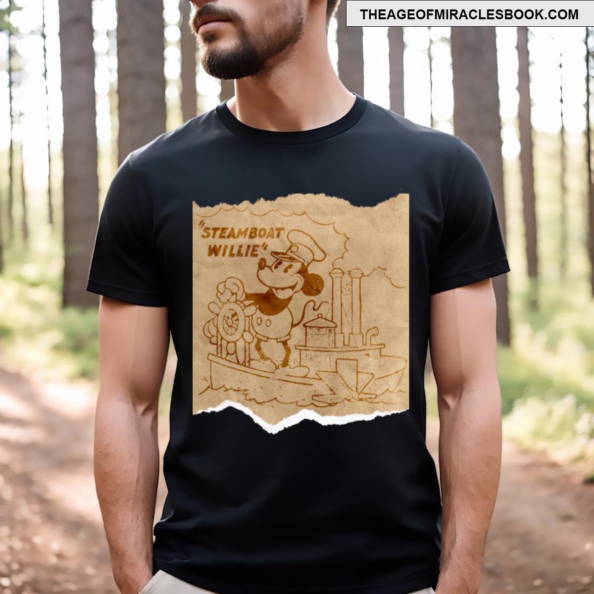 Steamboat Willie Vintage T-shirt