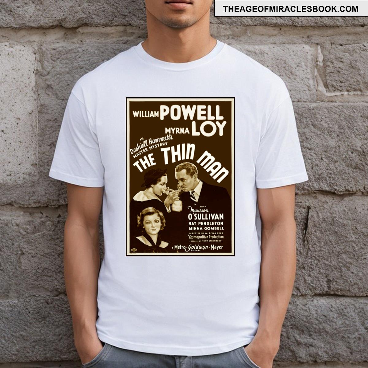 The Thin Man Sepia T-shirt