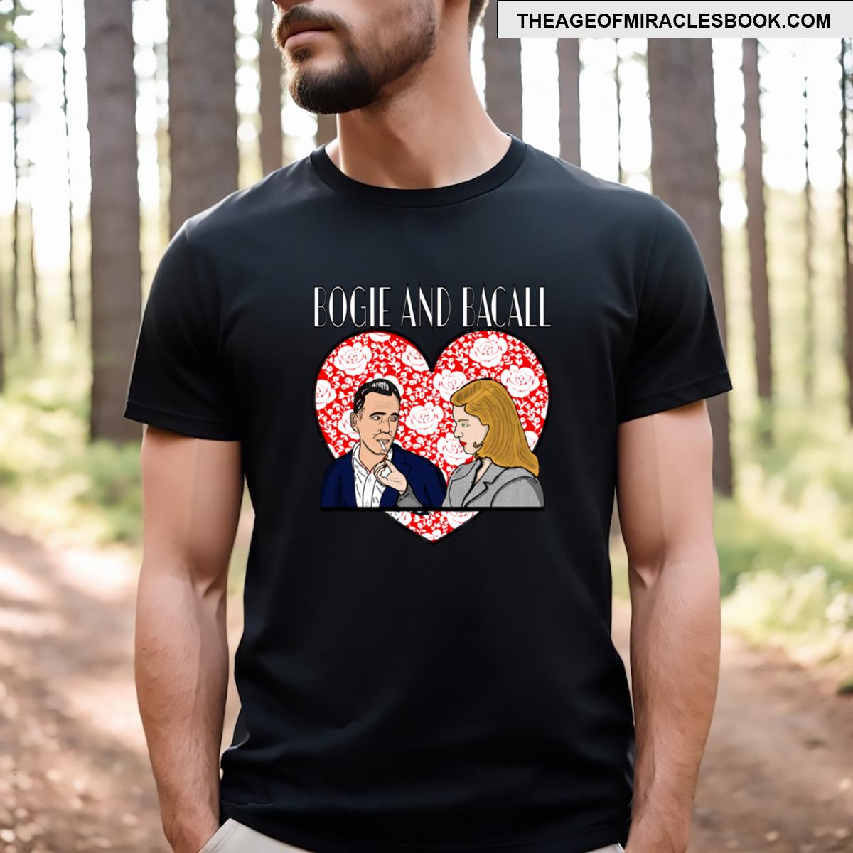 Bogie And Bacall T-shirt