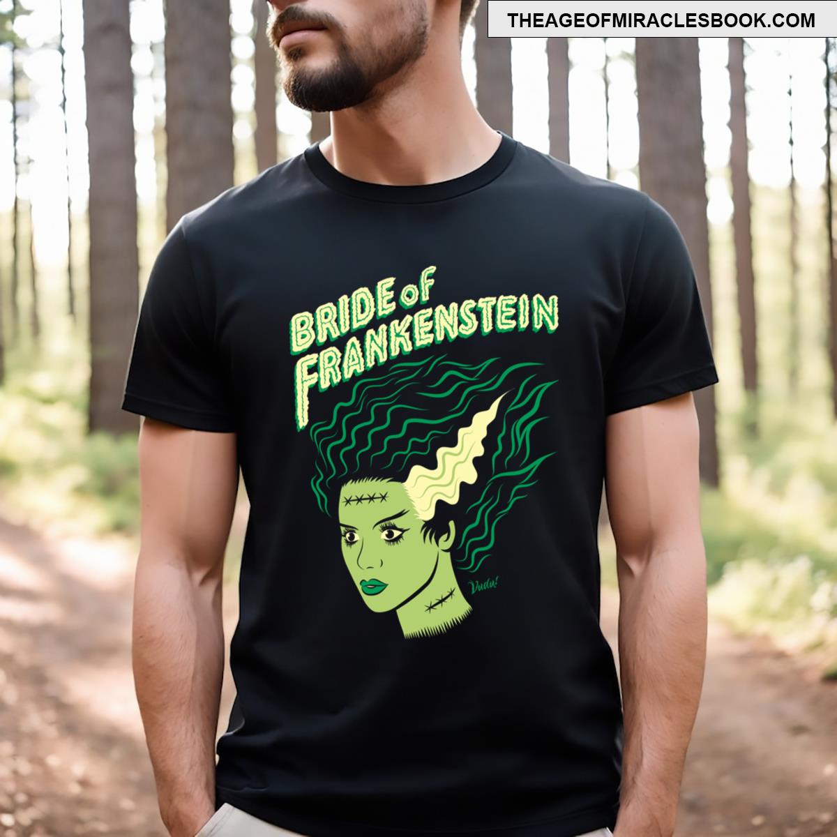 Bride Of Frankenstein Head T-shirt