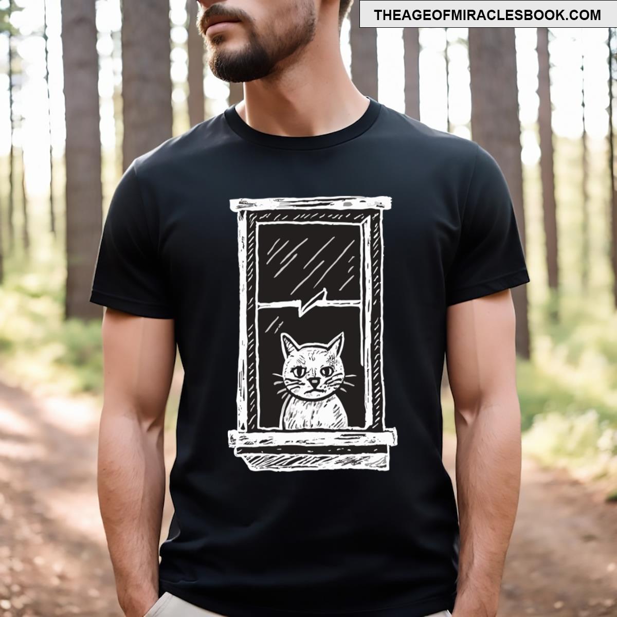 Cat In Window T-shirt