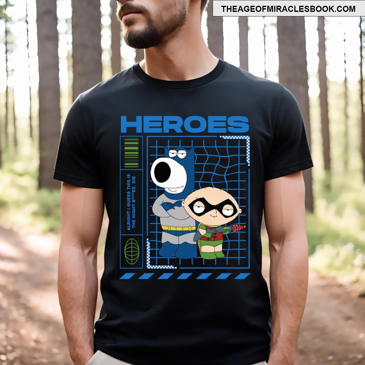 Heroes Brian Stewie Griffin T-shirt