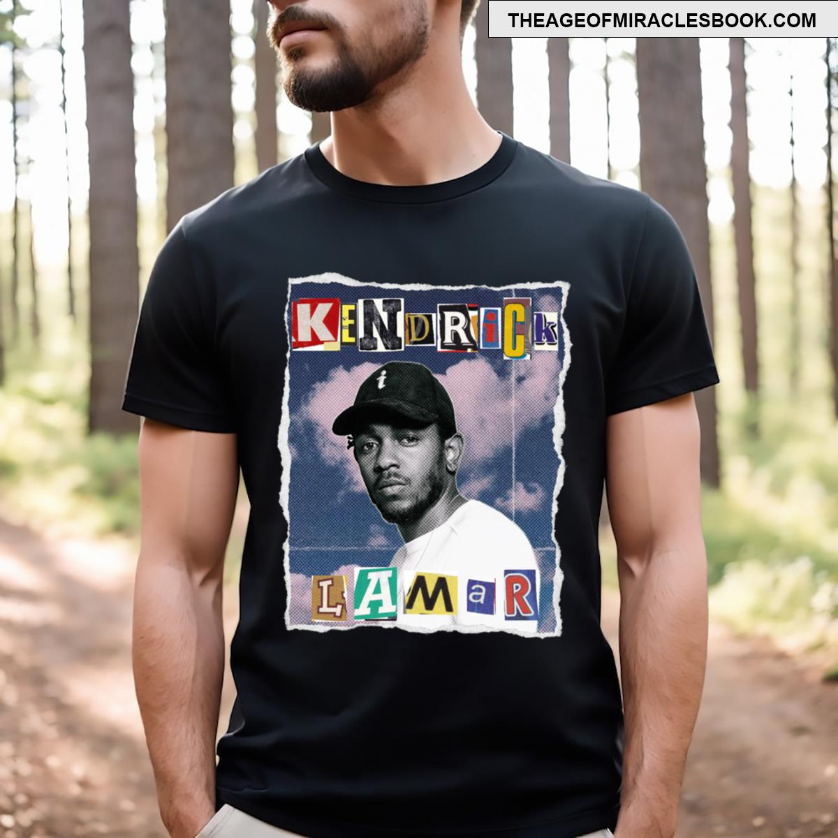 Kendrick Lamar Scrapbook Effect T-shirt