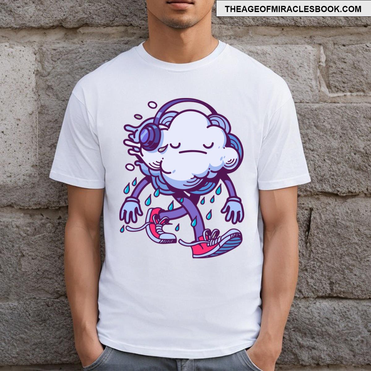Sad Songs Storm Cloud Crying Rain T-shirt