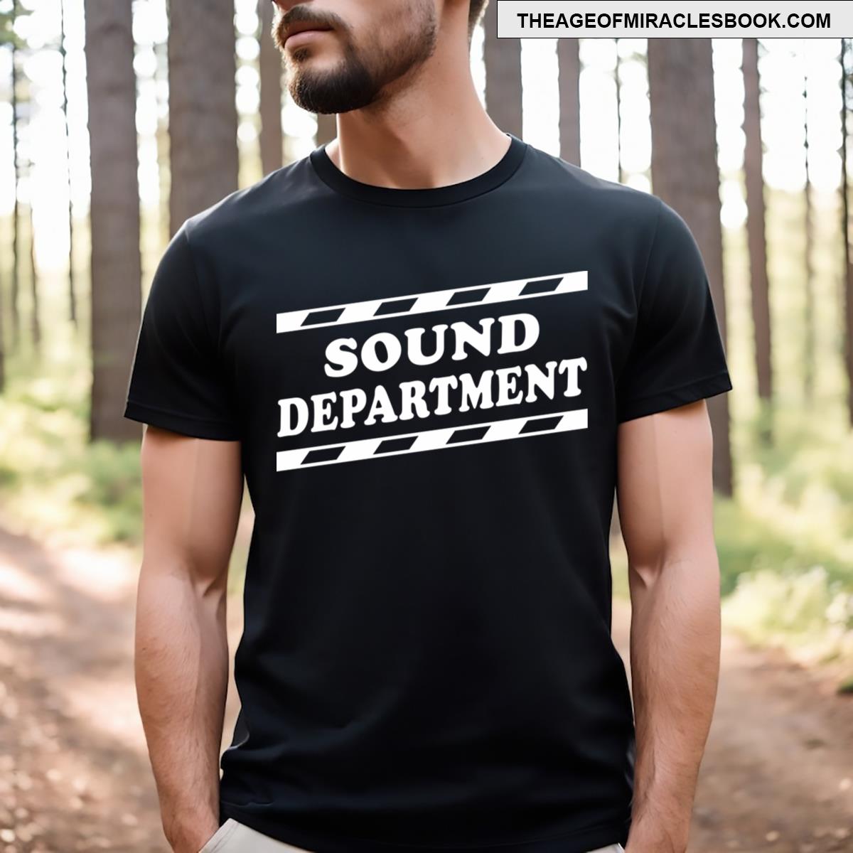 Sound Department Clapperboard Bars White T-shirt