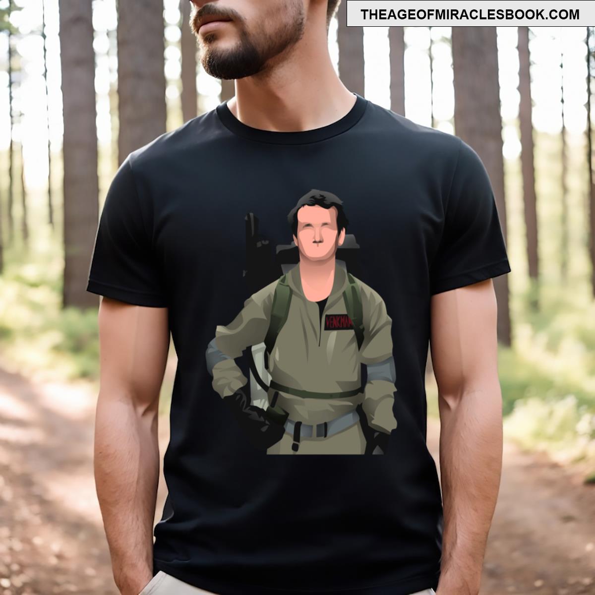 Venkman Ghostbuster Stand Alone T-shirt