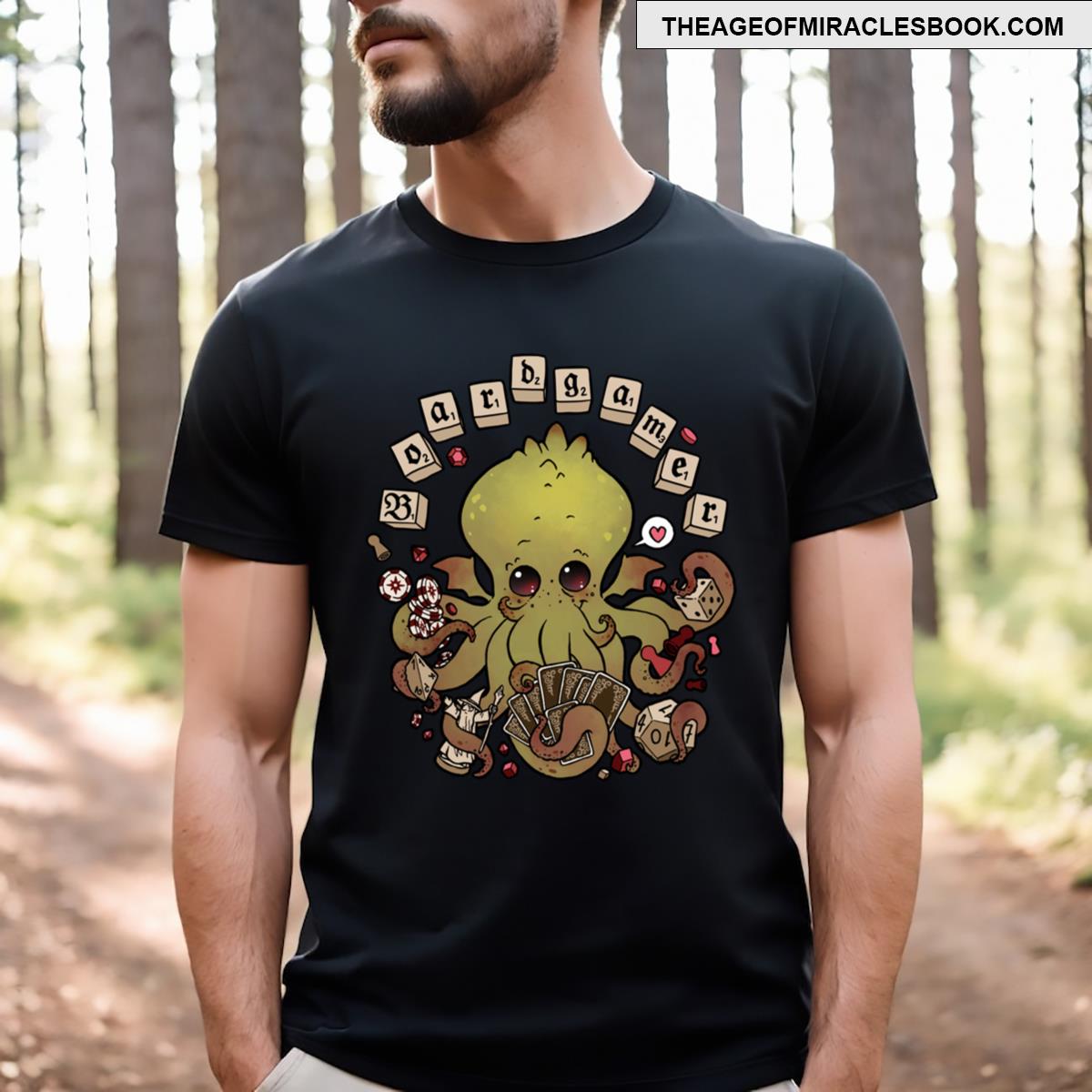 Cthulhu Plays Board Games T-shirt
