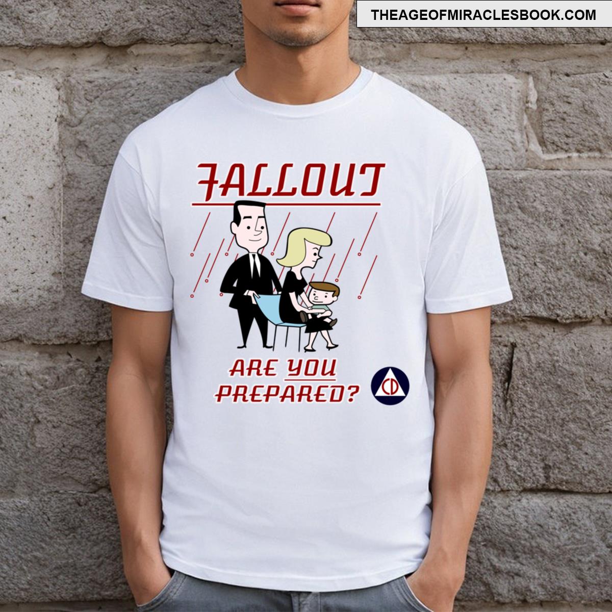 Fallout Are You Prepared Backgroundless T-shirt