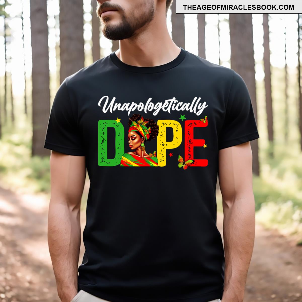 Black Unapologetically Dope Juneteenth Black History T-shirt