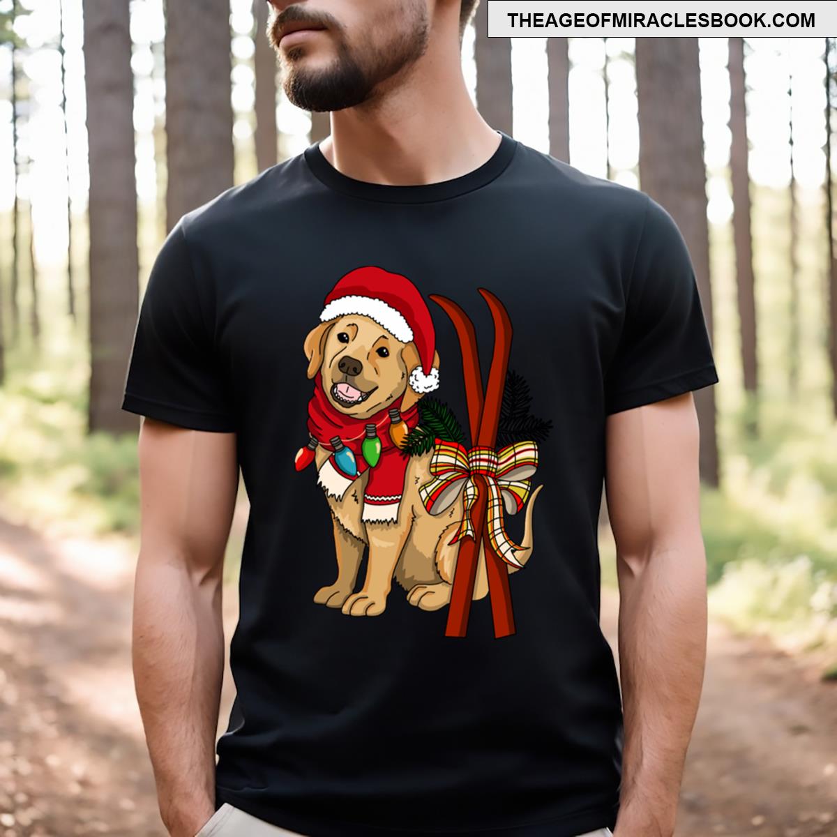 Christmas Labrador Puppy T-shirt