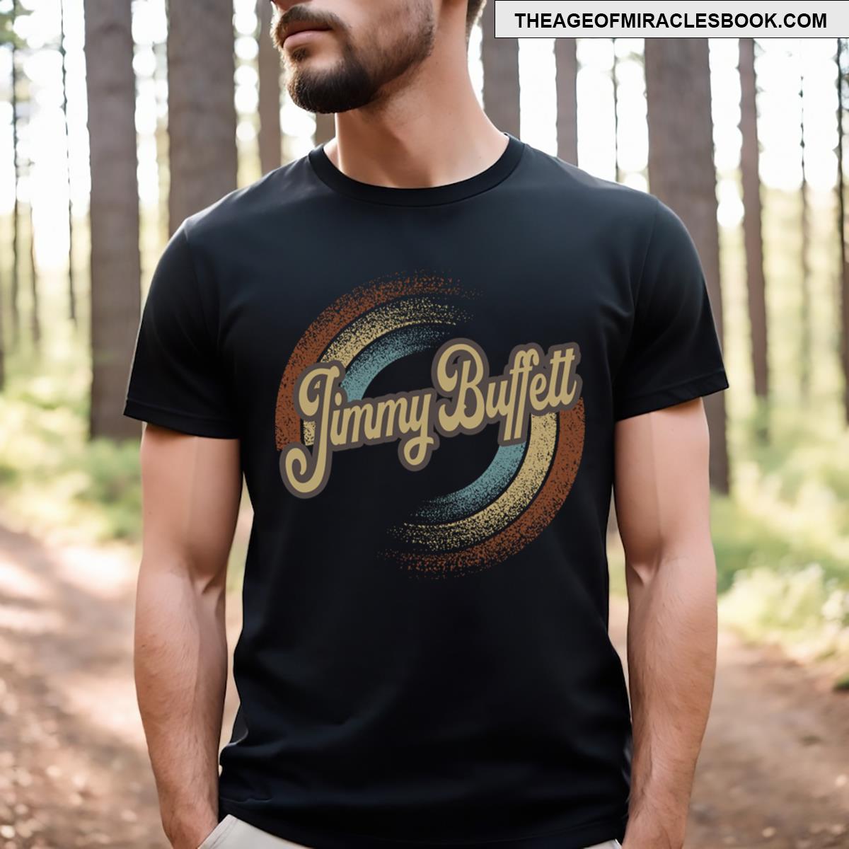 Jimmy Buffett Circular Fade T-shirt