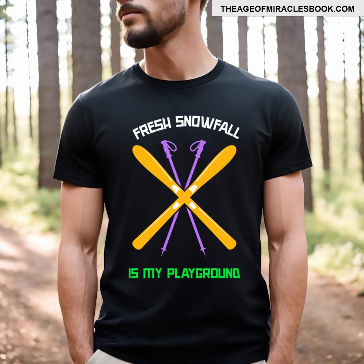 Skiers Playground T-shirt