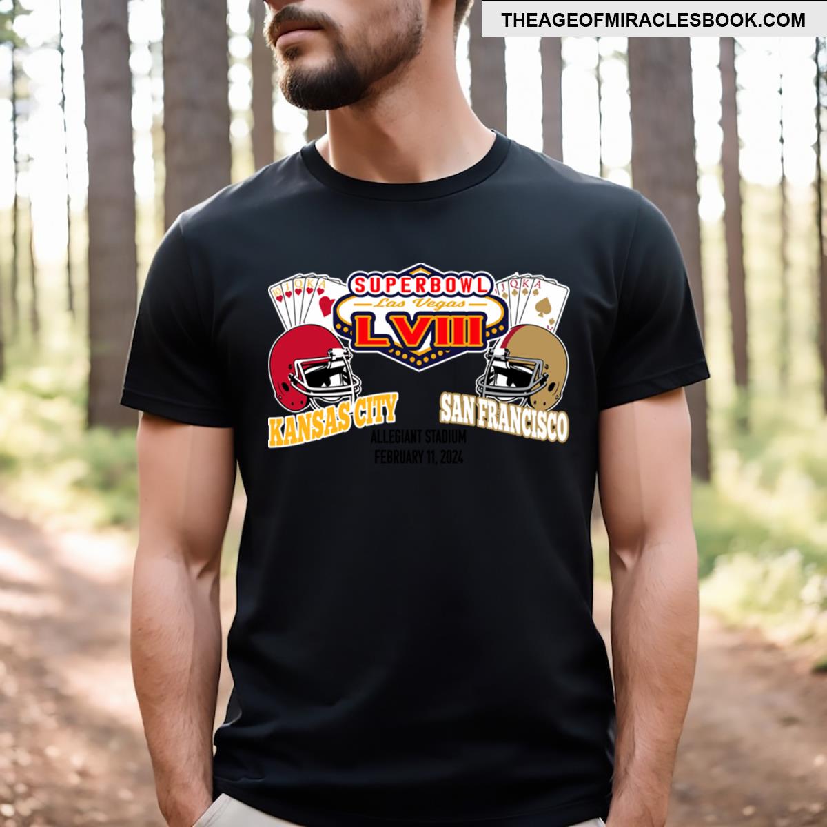 Super Bowl Lviii Red T-shirt