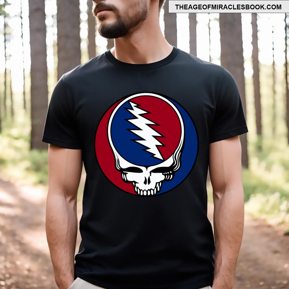 A Grateful Skull Cartoon Essential T-shirt