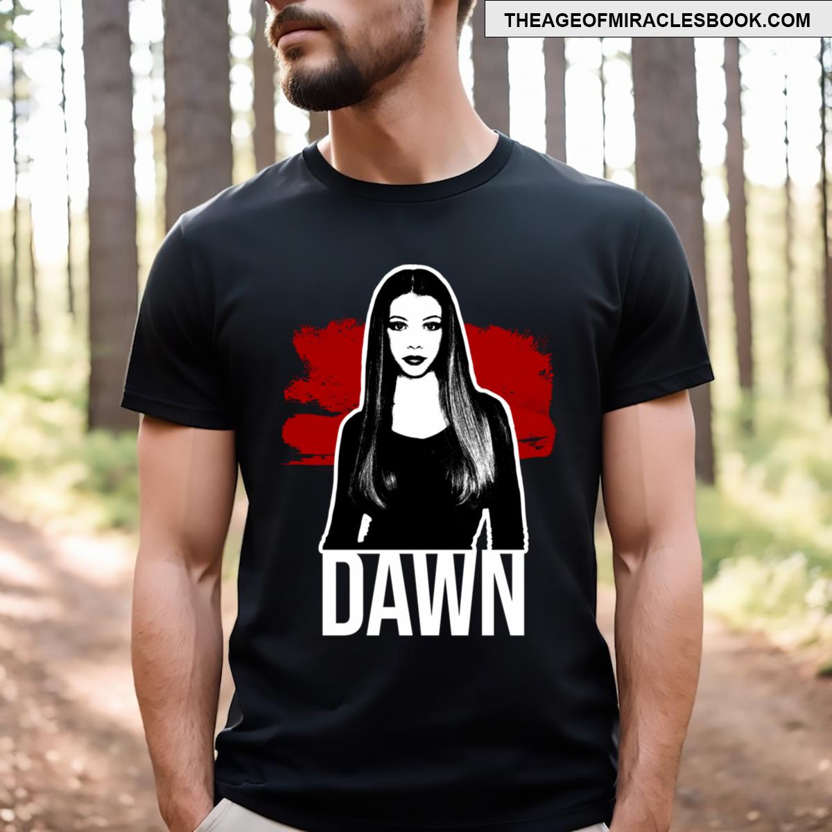 Dawn Design Red With White Text Btvs T-shirt