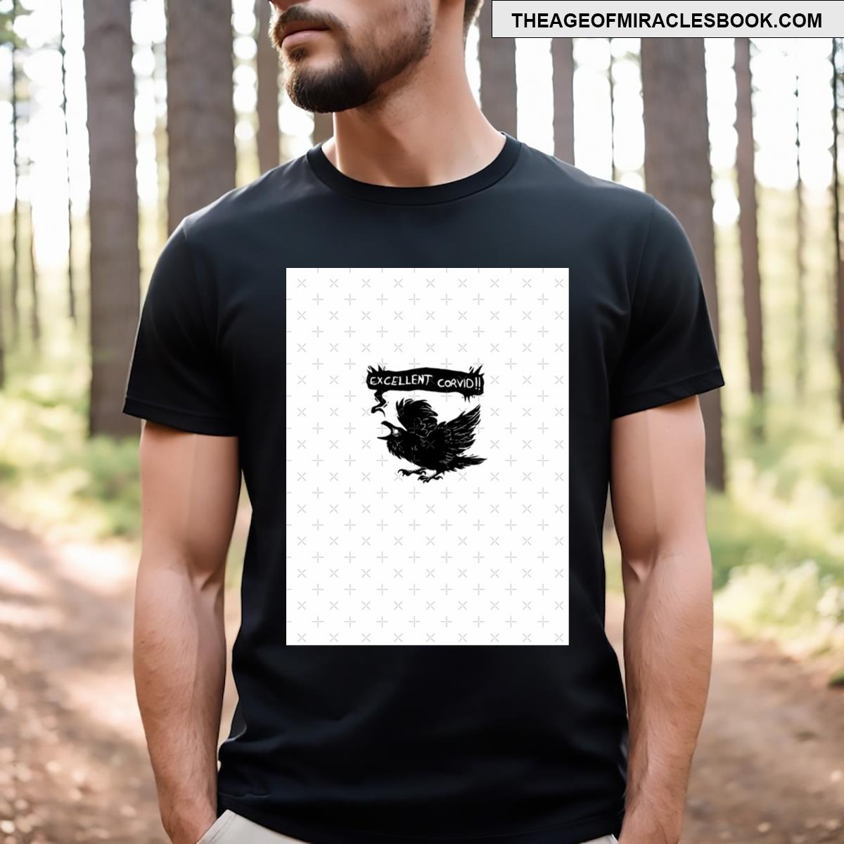 Excellent Corvid Graphic T-shirt