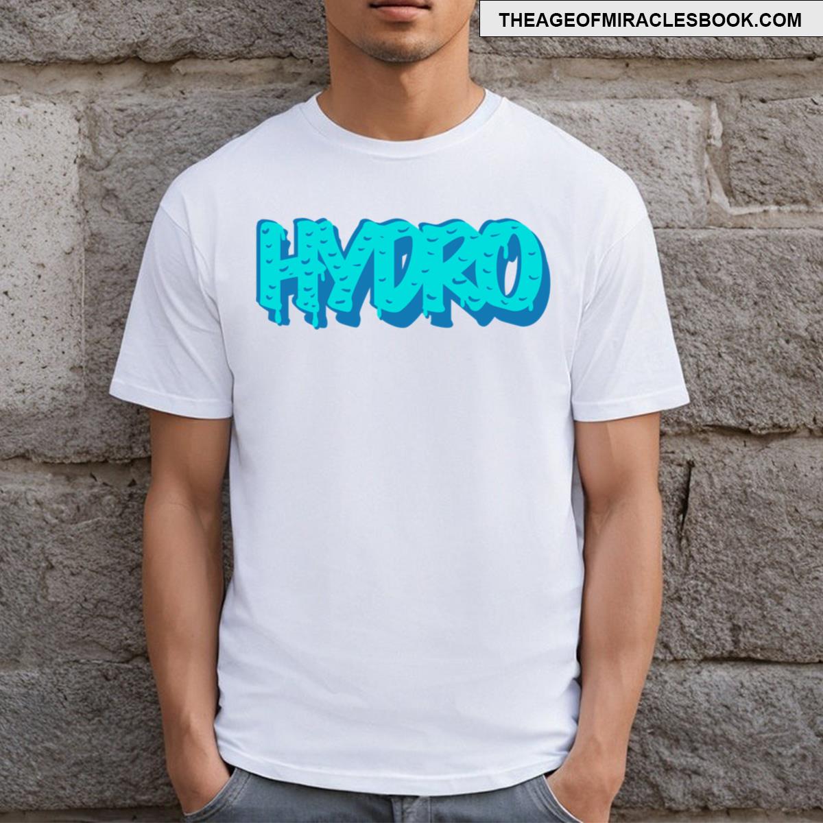 Hydro Logo Water Design T-shirt