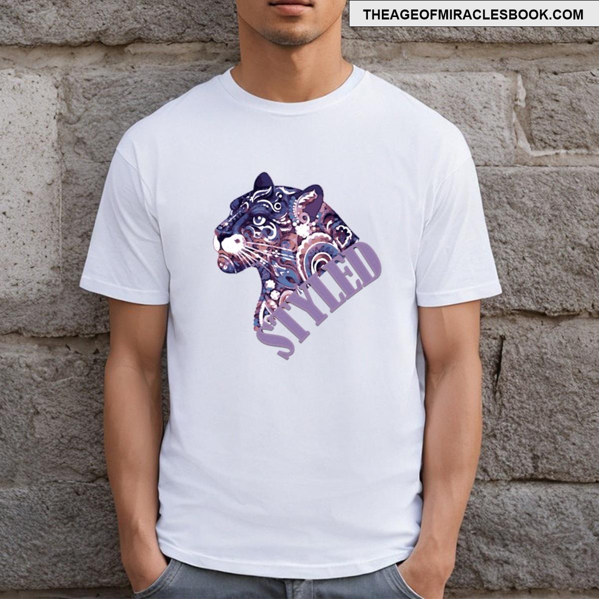 Styled Panther Head T-shirt