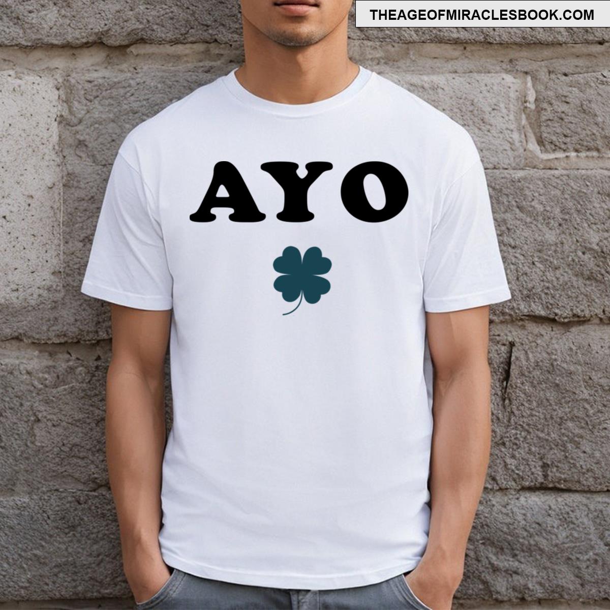Ayo Ederibi Four Leaf Clover Shamrock T-shirt