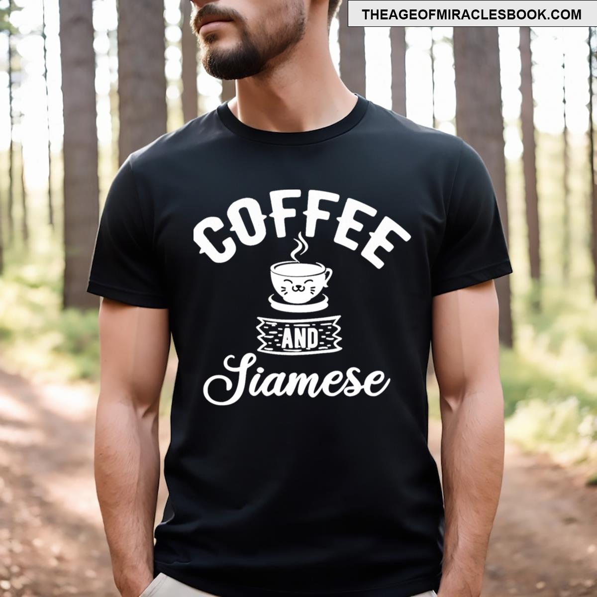 Coffee And Siamese Siamese Cat Lover Siamese Cat Gift Essential T-shirt
